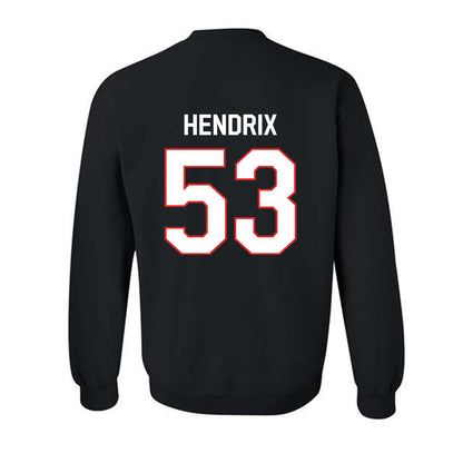Texas Tech - NCAA Football : Holton Hendrix - Classic Shersey Crewneck Sweatshirt-1