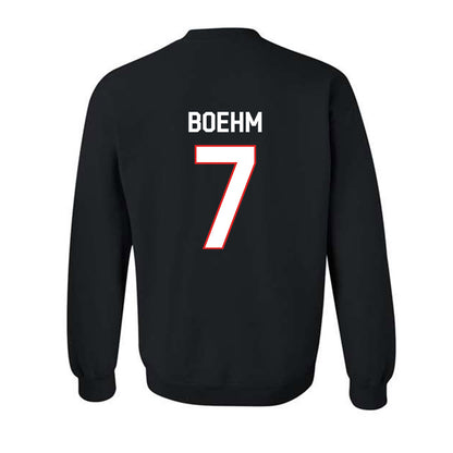 Texas Tech - NCAA Baseball : Garet Boehm - Classic Shersey Crewneck Sweatshirt-1