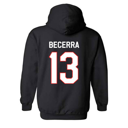 Texas Tech - NCAA Baseball : Donovan Becerra - Classic Shersey Hooded Sweatshirt-1
