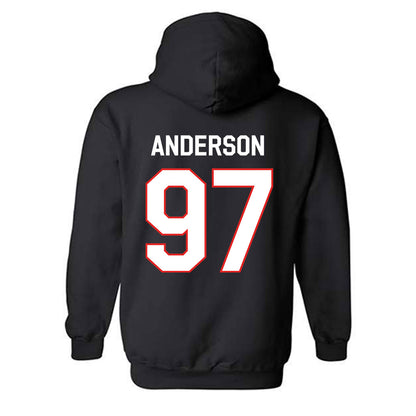 Texas Tech - NCAA Football : Charles Anderson - Classic Shersey Hooded Sweatshirt-1