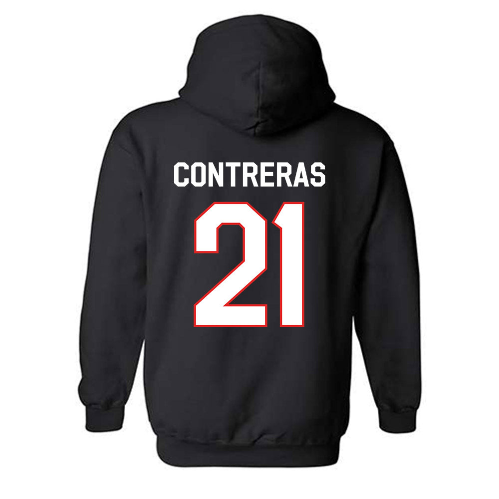 Texas Tech - NCAA Women's Volleyball : Emily Contreras - Classic Shersey Hooded Sweatshirt-1