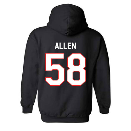 Texas Tech - NCAA Football : Tanner Allen - Classic Shersey Hooded Sweatshirt-1