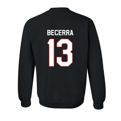 Texas Tech - NCAA Baseball : Donovan Becerra - Classic Shersey Crewneck Sweatshirt-1