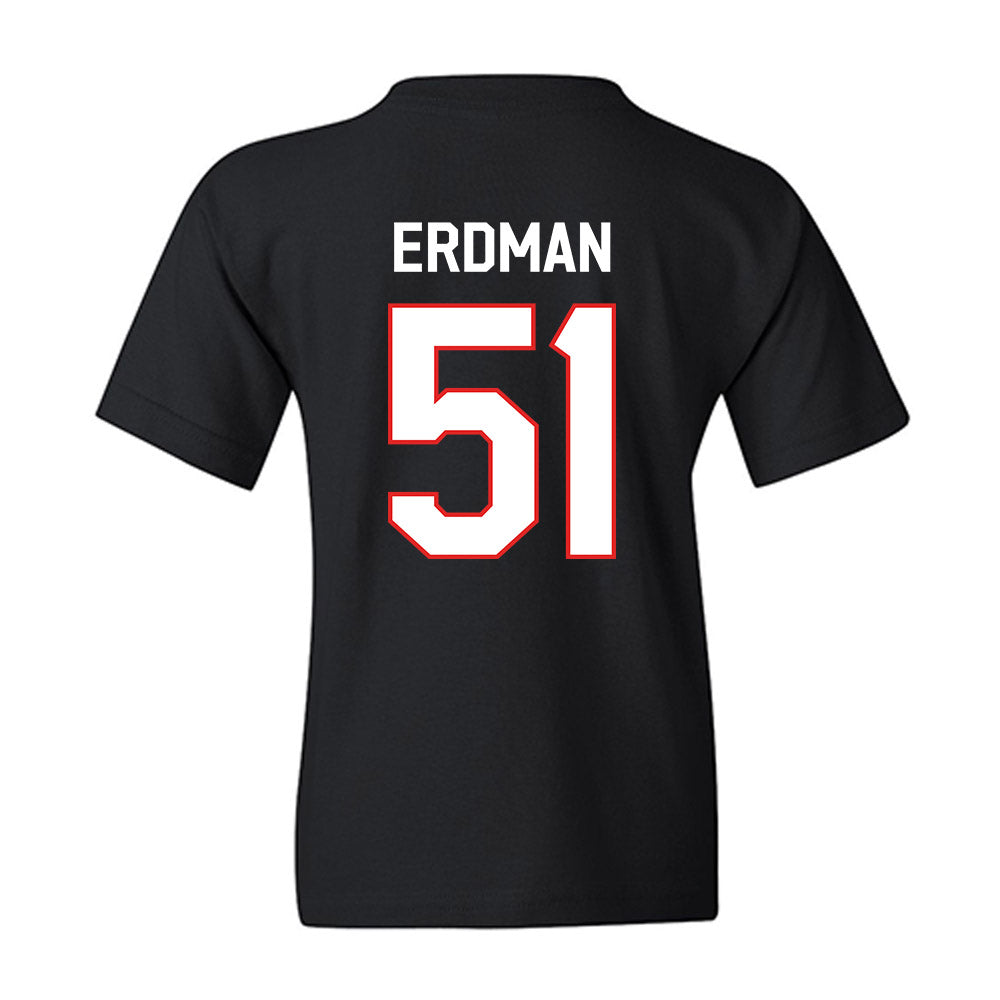 Texas Tech - NCAA Baseball : Zach Erdman - Classic Shersey Youth T-Shirt-1