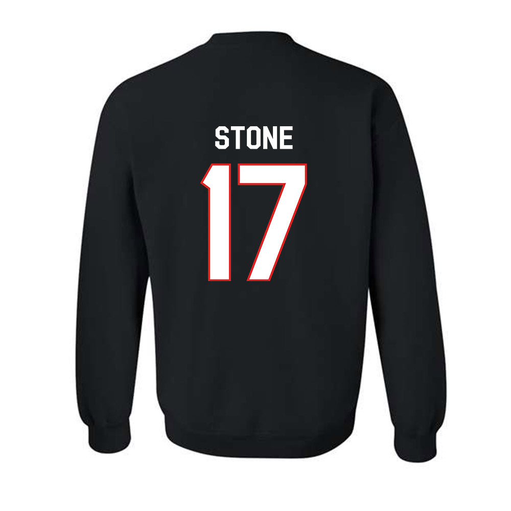 Texas Tech - NCAA Football : Leyton Stone - Classic Shersey Crewneck Sweatshirt-1