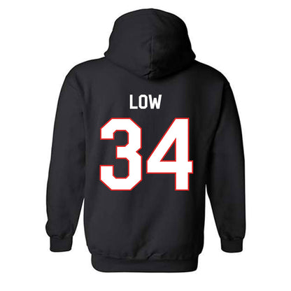 Texas Tech - NCAA Football : Trent Low - Classic Shersey Hooded Sweatshirt-1