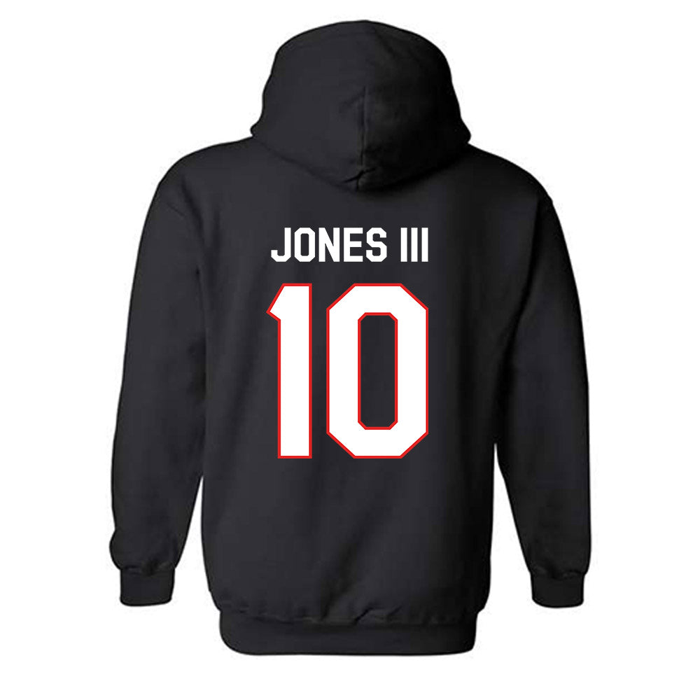 Texas Tech - NCAA Football : Lloyd Jones III - Classic Shersey Hooded Sweatshirt-1
