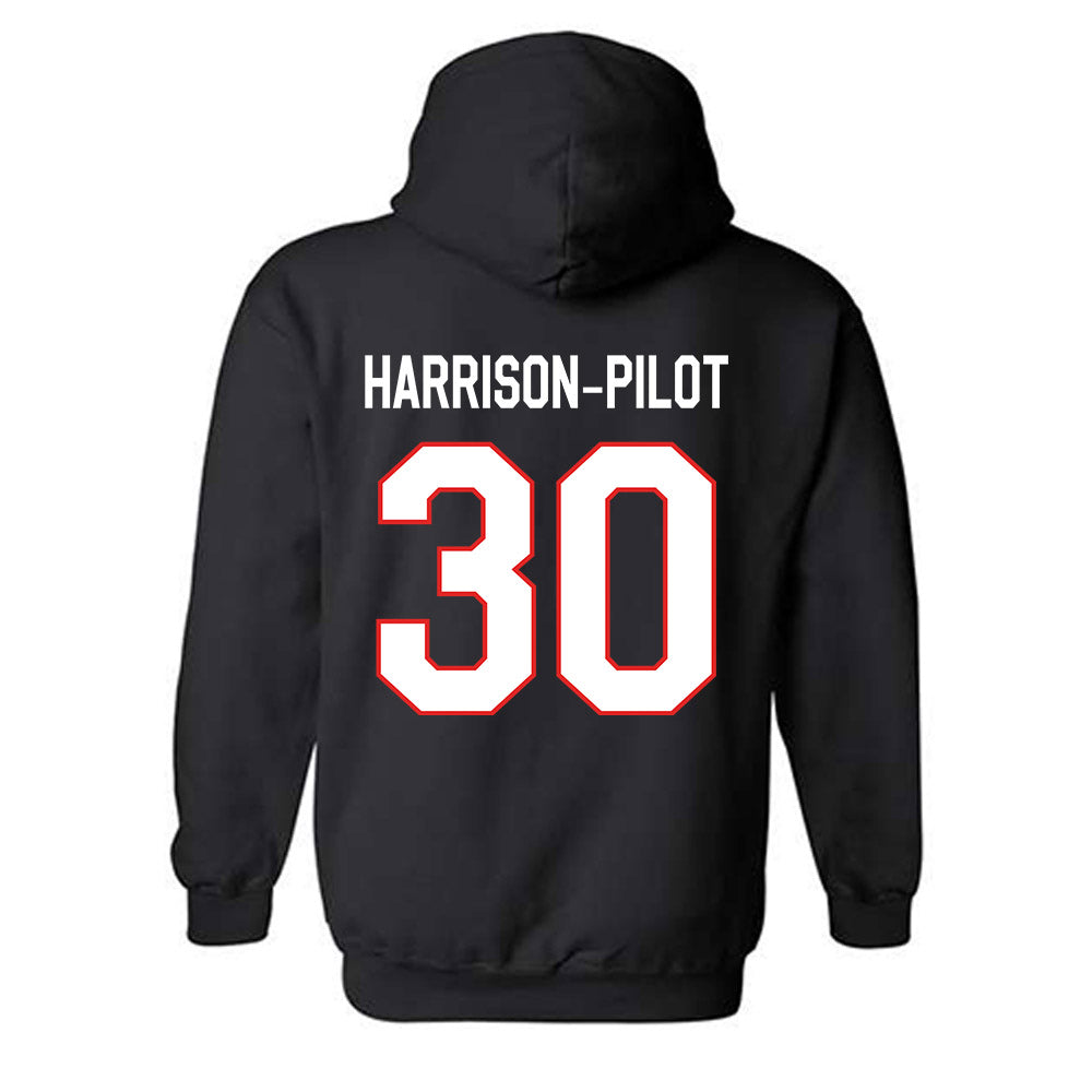 Texas Tech - NCAA Football : Mikal Harrison-Pilot - Classic Shersey Hooded Sweatshirt-1