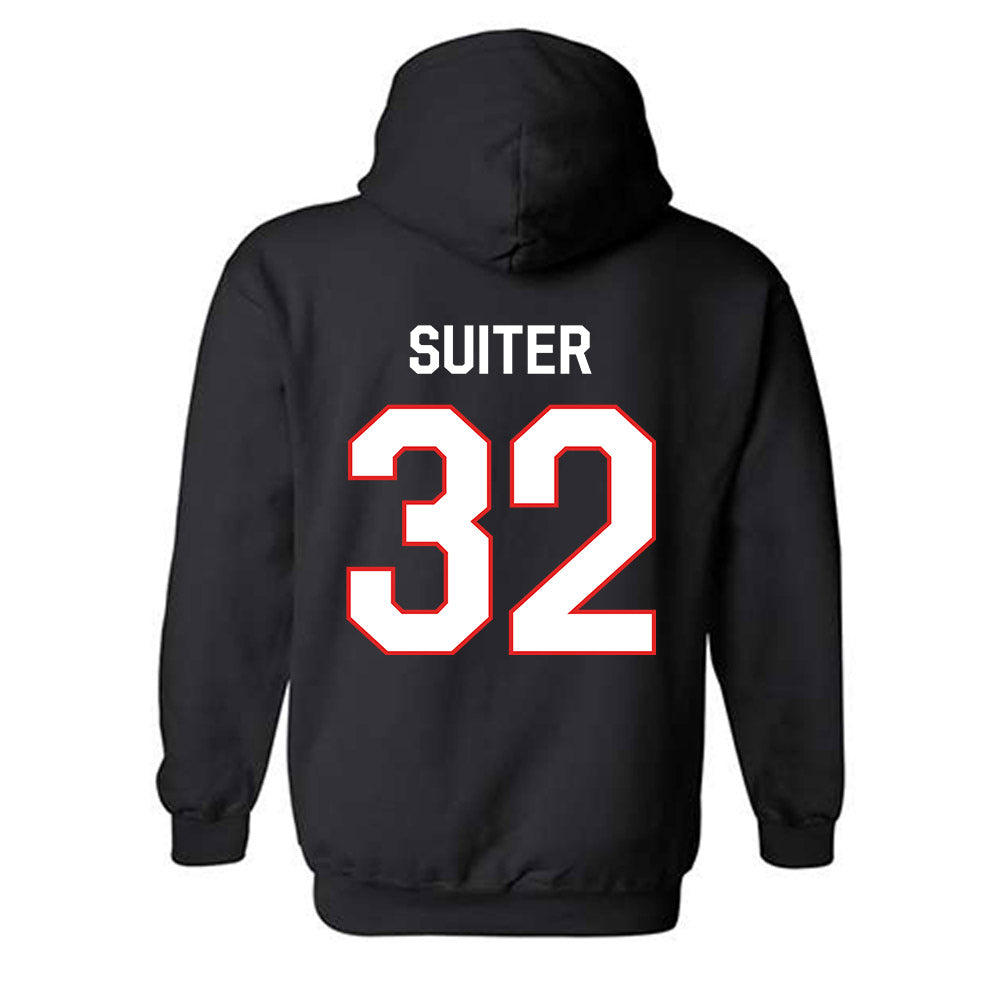 Texas Tech - NCAA Baseball : Bryce Suiter - Classic Shersey Hooded Sweatshirt-1