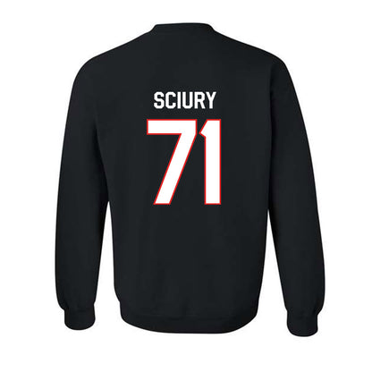 Texas Tech - NCAA Football : Vinny Sciury - Classic Shersey Crewneck Sweatshirt-1