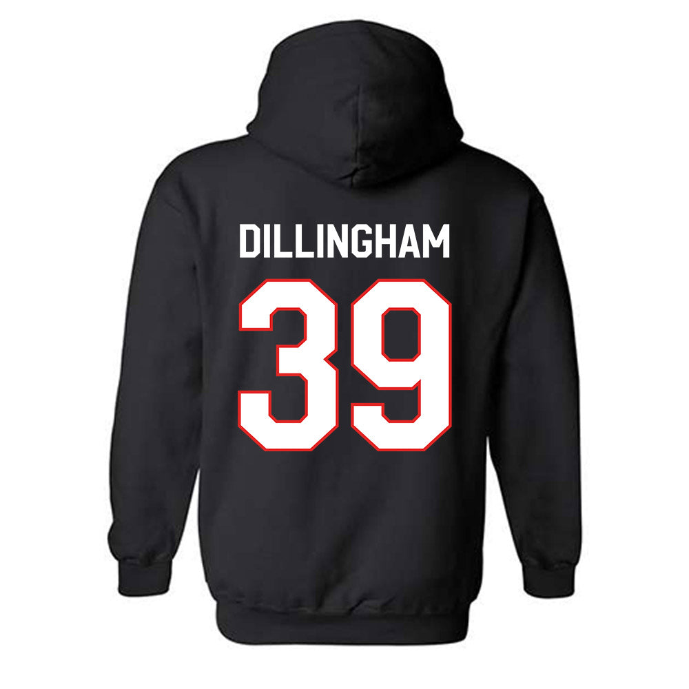 Texas Tech - NCAA Football : Luke Dillingham - Classic Shersey Hooded Sweatshirt-1