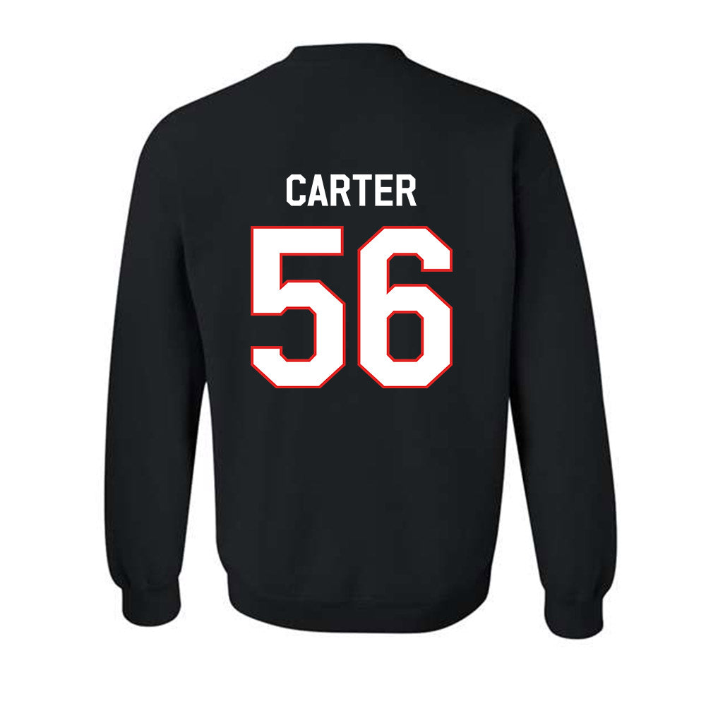 Texas Tech - NCAA Football : Davion Carter - Classic Shersey Crewneck Sweatshirt-1