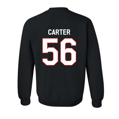 Texas Tech - NCAA Football : Davion Carter - Classic Shersey Crewneck Sweatshirt-1