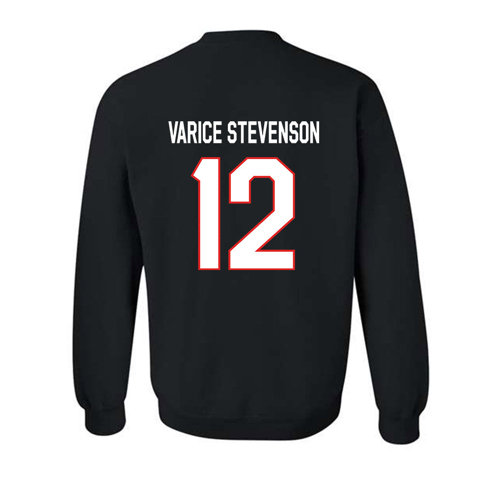Texas Tech - NCAA Football : Marquez Varice Stevenson - Classic Shersey Crewneck Sweatshirt-1