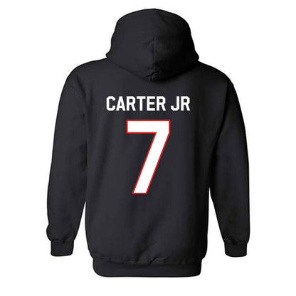 Texas Tech - NCAA Football : Terrance Carter Jr - Classic Shersey Hooded Sweatshirt-1