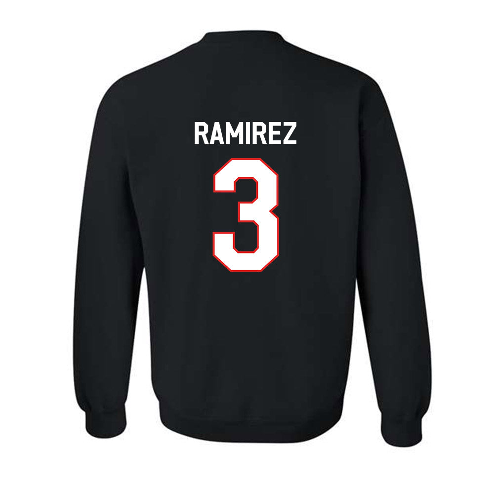 Texas Tech - NCAA Football : Bryce Ramirez - Classic Shersey Crewneck Sweatshirt-1