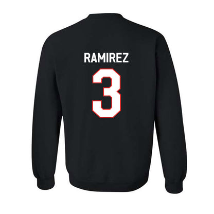 Texas Tech - NCAA Football : Bryce Ramirez - Classic Shersey Crewneck Sweatshirt-1