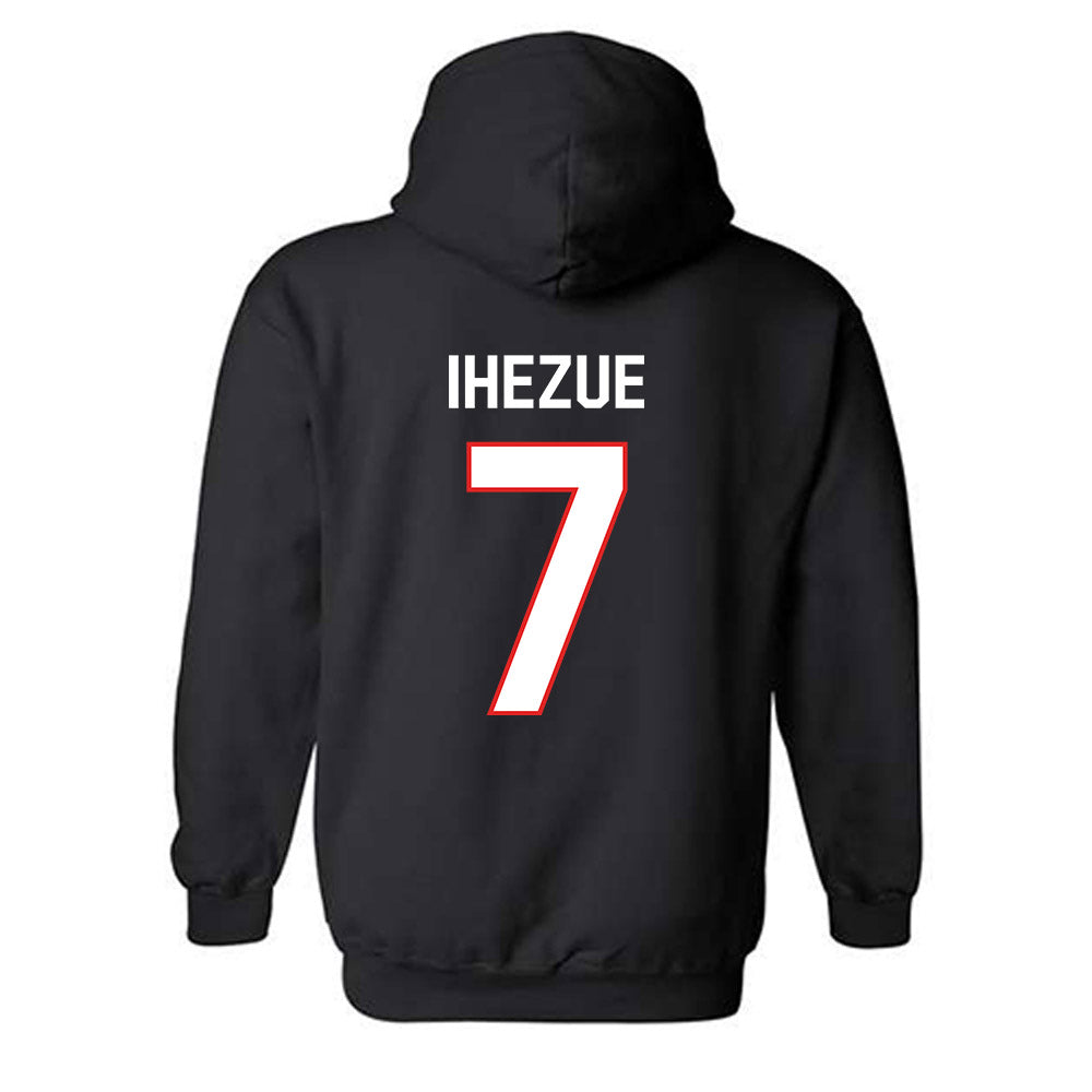 Texas Tech - NCAA Men's Track & Field : Nzube Ihezue - Classic Shersey Hooded Sweatshirt-1