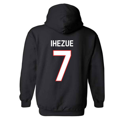 Texas Tech - NCAA Men's Track & Field : Nzube Ihezue - Classic Shersey Hooded Sweatshirt-1