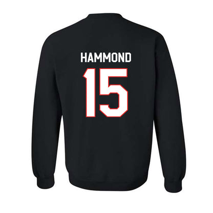 Texas Tech - NCAA Football : William Hammond - Classic Shersey Crewneck Sweatshirt-1