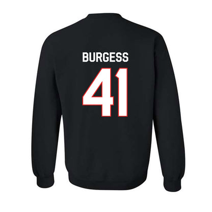 Texas Tech - NCAA Football : Jack Burgess - Classic Shersey Crewneck Sweatshirt-1