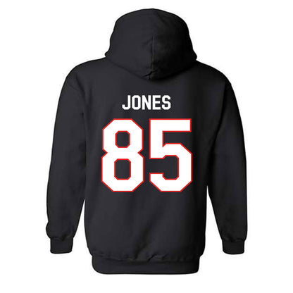 Texas Tech - NCAA Football : Bryson Jones - Classic Shersey Hooded Sweatshirt-1