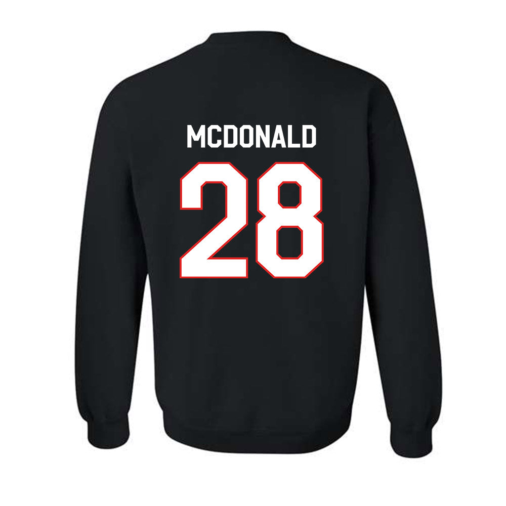 Texas Tech - NCAA Football : Bray Mcdonald - Classic Shersey Crewneck Sweatshirt-1