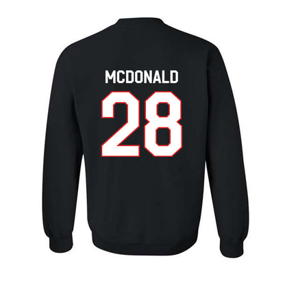 Texas Tech - NCAA Football : Bray Mcdonald - Classic Shersey Crewneck Sweatshirt-1