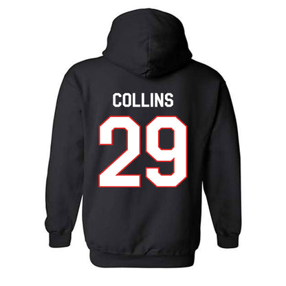 Texas Tech - NCAA Football : Chief Collins - Classic Shersey Hooded Sweatshirt-1