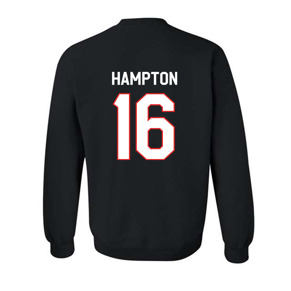 Texas Tech - NCAA Football : Ashton Hampton - Classic Shersey Crewneck Sweatshirt-1