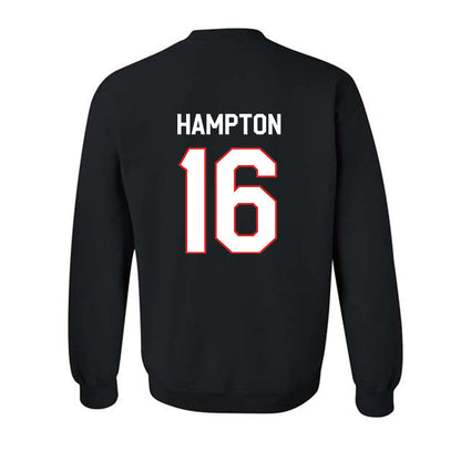 Texas Tech - NCAA Football : Ashton Hampton - Classic Shersey Crewneck Sweatshirt-1