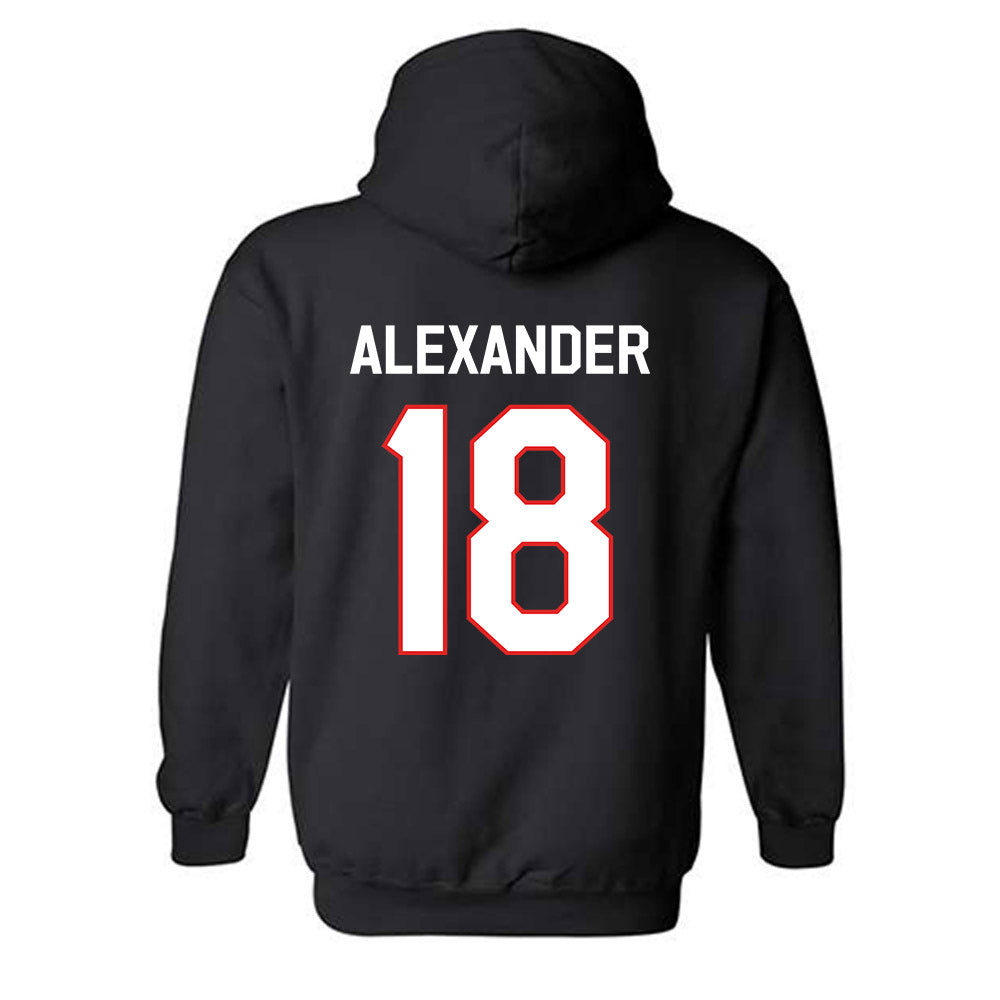 Texas Tech - NCAA Football : Roy Alexander - Classic Shersey Hooded Sweatshirt-1