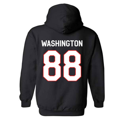 Texas Tech - NCAA Football : Amier Washington - Classic Shersey Hooded Sweatshirt-1