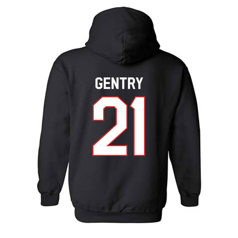 Texas Tech - NCAA Football : Tristian Gentry - Classic Shersey Hooded Sweatshirt-1