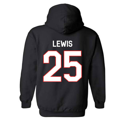 Texas Tech - NCAA Football : Chapman Lewis - Classic Shersey Hooded Sweatshirt-1