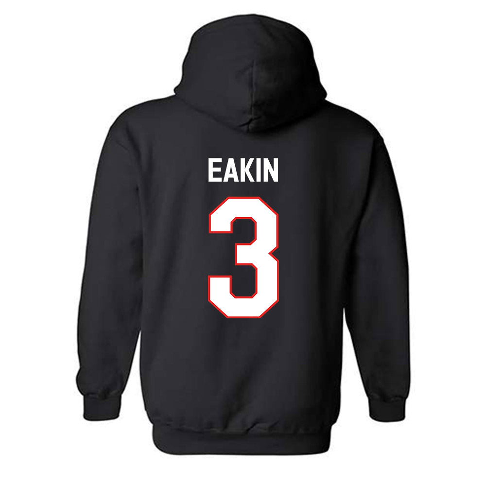 Texas Tech - NCAA Football : Coy Eakin - Classic Shersey Hooded Sweatshirt-1