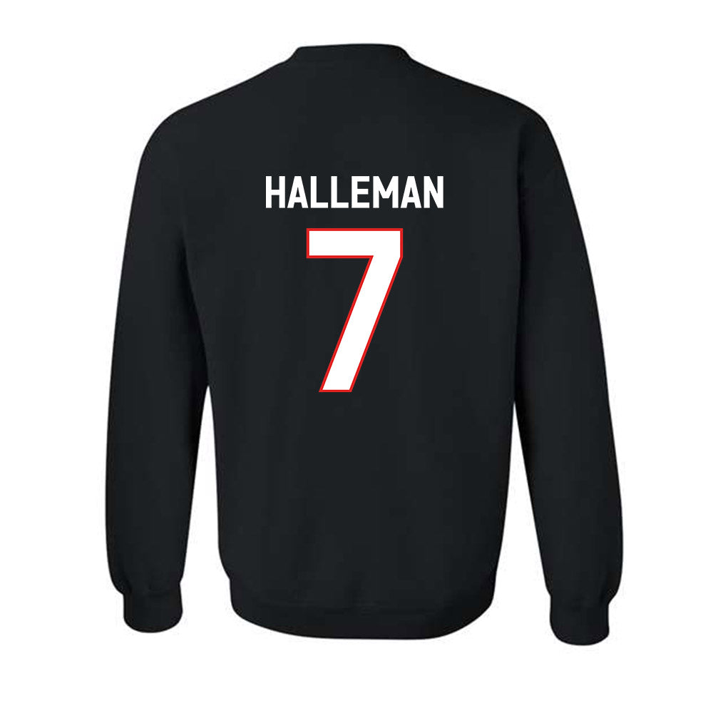 Texas Tech - NCAA Softball : Logan Halleman - Classic Shersey Crewneck Sweatshirt-1