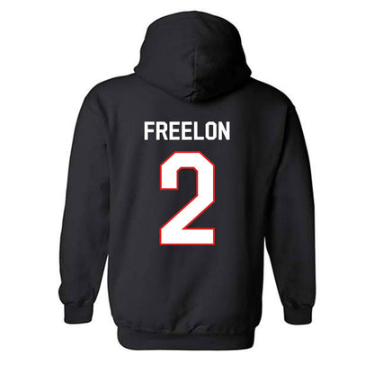 Texas Tech - NCAA Women's Basketball : Kilah Freelon - Classic Shersey Hooded Sweatshirt-1