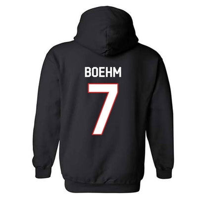 Texas Tech - NCAA Baseball : Garet Boehm - Classic Shersey Hooded Sweatshirt-1