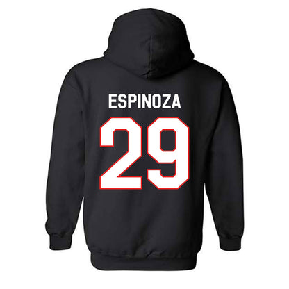 Texas Tech - NCAA Baseball : Jorden Espinoza - Classic Shersey Hooded Sweatshirt-1