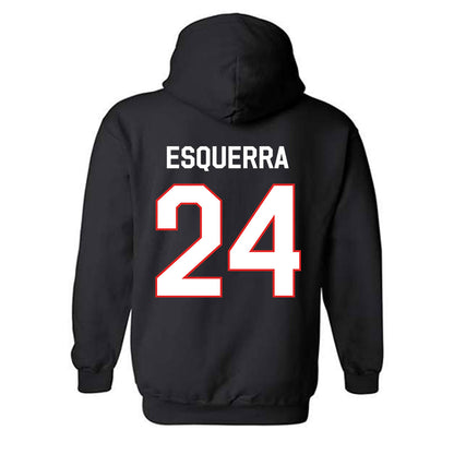 Texas Tech - NCAA Football : Malik Esquerra - Classic Shersey Hooded Sweatshirt-1