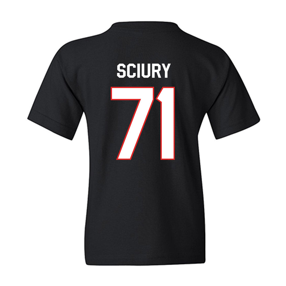 Texas Tech - NCAA Football : Vinny Sciury - Classic Shersey Youth T-Shirt-1