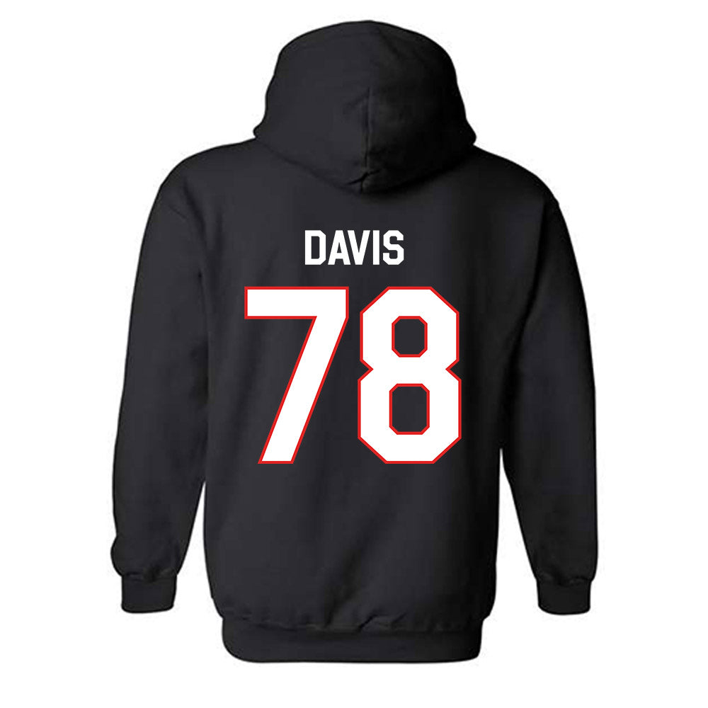 Texas Tech - NCAA Football : Ellis Davis - Classic Shersey Hooded Sweatshirt-1