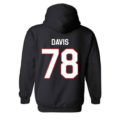 Texas Tech - NCAA Football : Ellis Davis - Classic Shersey Hooded Sweatshirt-1