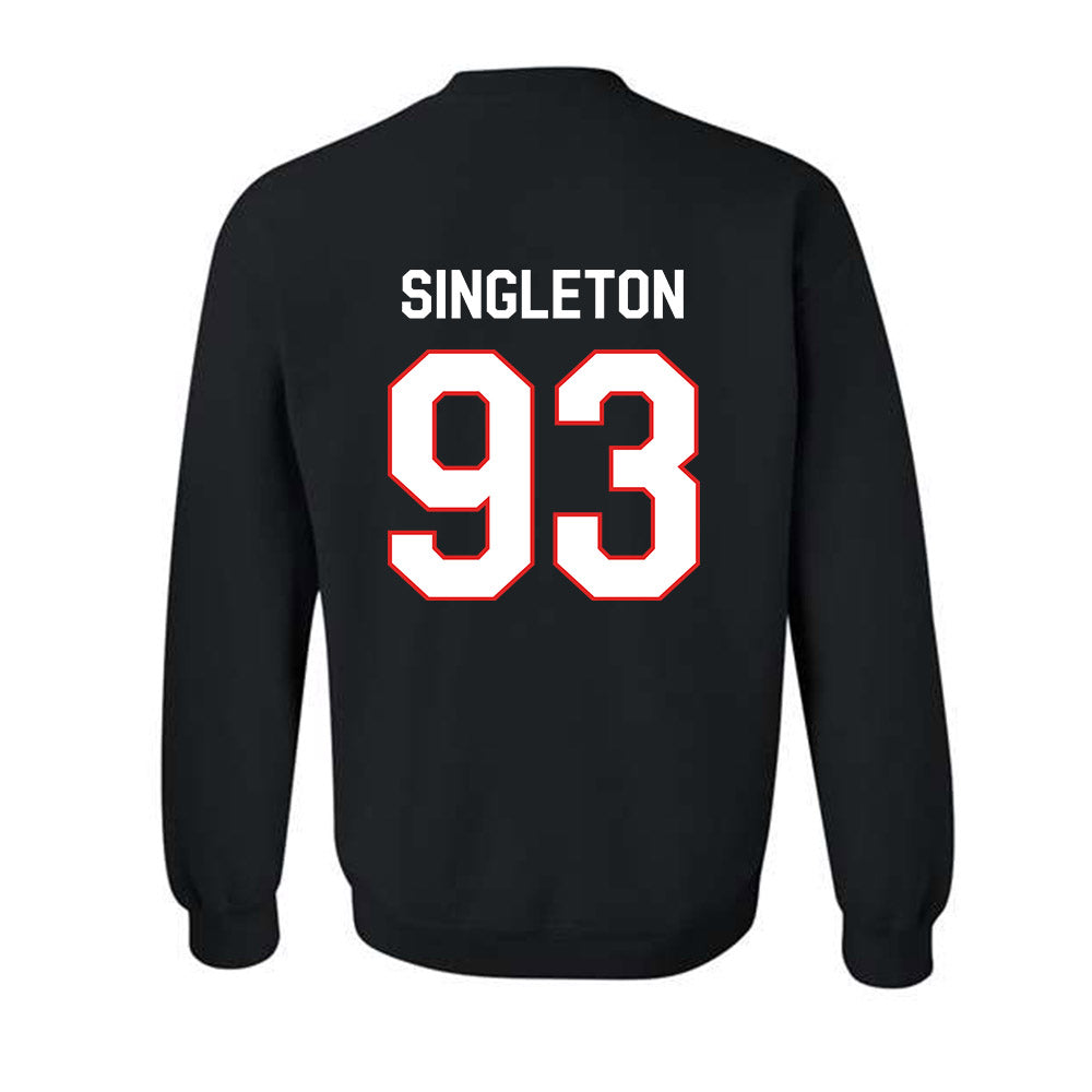 Texas Tech - NCAA Football : Dylan Singleton - Classic Shersey Crewneck Sweatshirt-1