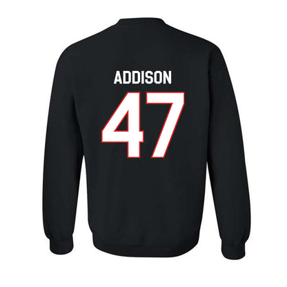 Texas Tech - NCAA Baseball : Logan Addison - Classic Shersey Crewneck Sweatshirt-1