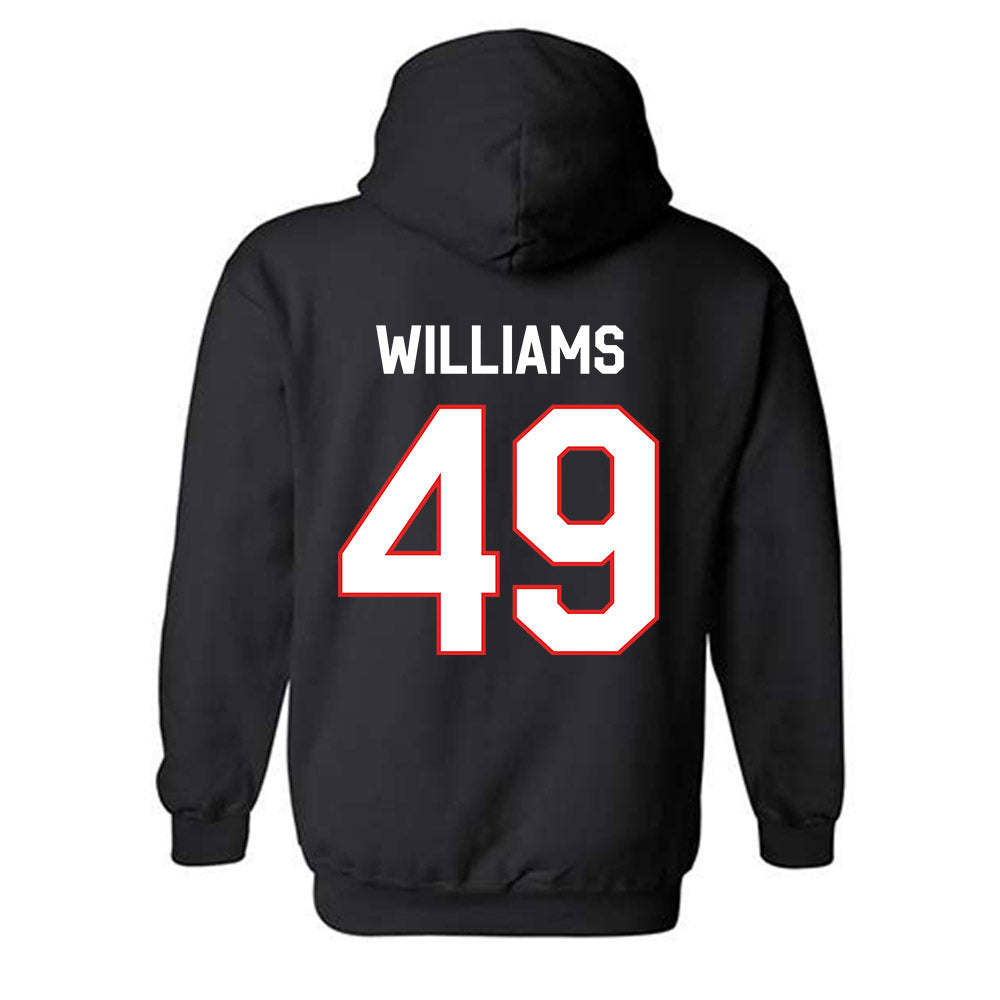 Texas Tech - NCAA Baseball : Carter Williams - Classic Shersey Hooded Sweatshirt-1