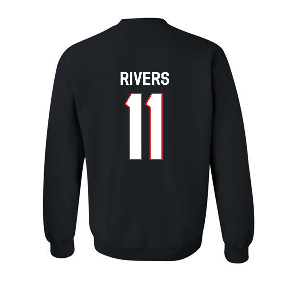 Texas Tech - NCAA Baseball : Davis Rivers - Classic Shersey Crewneck Sweatshirt-1