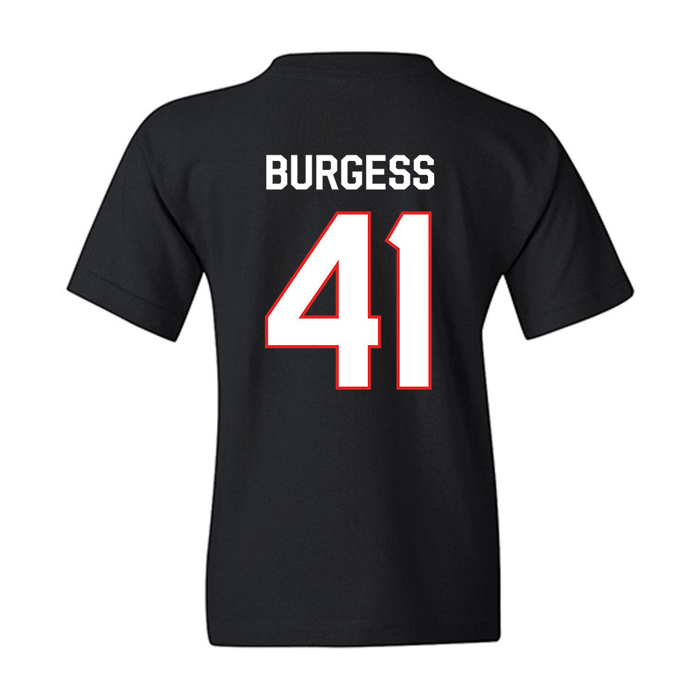Texas Tech - NCAA Football : Jack Burgess - Classic Shersey Youth T-Shirt-1