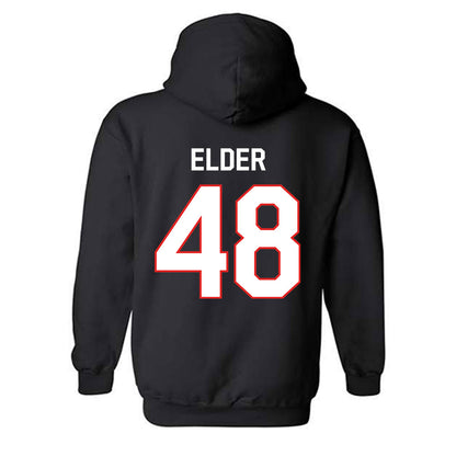 Texas Tech - NCAA Football : Gage Elder - Classic Shersey Hooded Sweatshirt-1